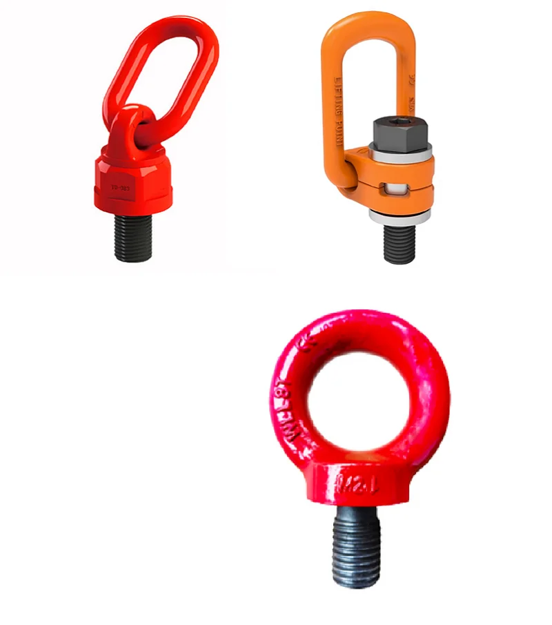 

0,3 T-2,6 T Универсальный роторный G80 подъемный винтовой болт с отверткой, винтовой болт 42CrMo с пряжкой, метрический Поворот на 360 градусов, универсальный шарнир