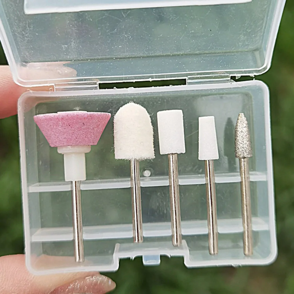 Diamond Grinding Bits Wool Polishing Heads Nail Drill Set Manicure Accessories For Efficient Nail Grooming And Care