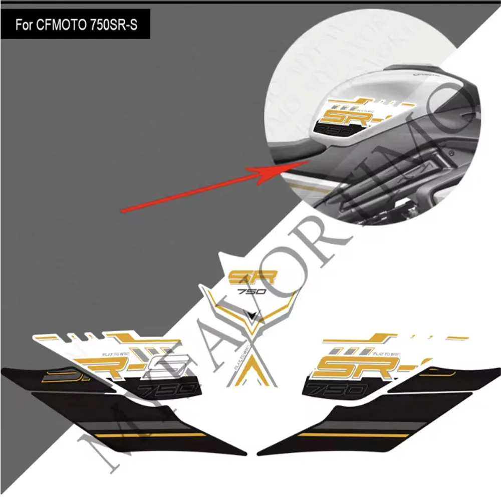 

Новый декоративный комплект наклеек на бак и боковые накладки для мотоциклов CFMOTO 750SR-S 750SRS 750 SRS SR S 750SR