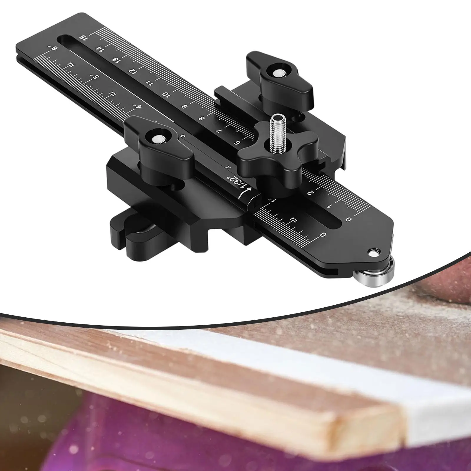 

Table Saw Cutting Jig Guide Adjustable Carpentry Equipment Precision Cutting