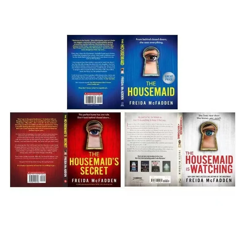 3 Books/Set The Housemaid Vol.1/2/3 in English Novel Books