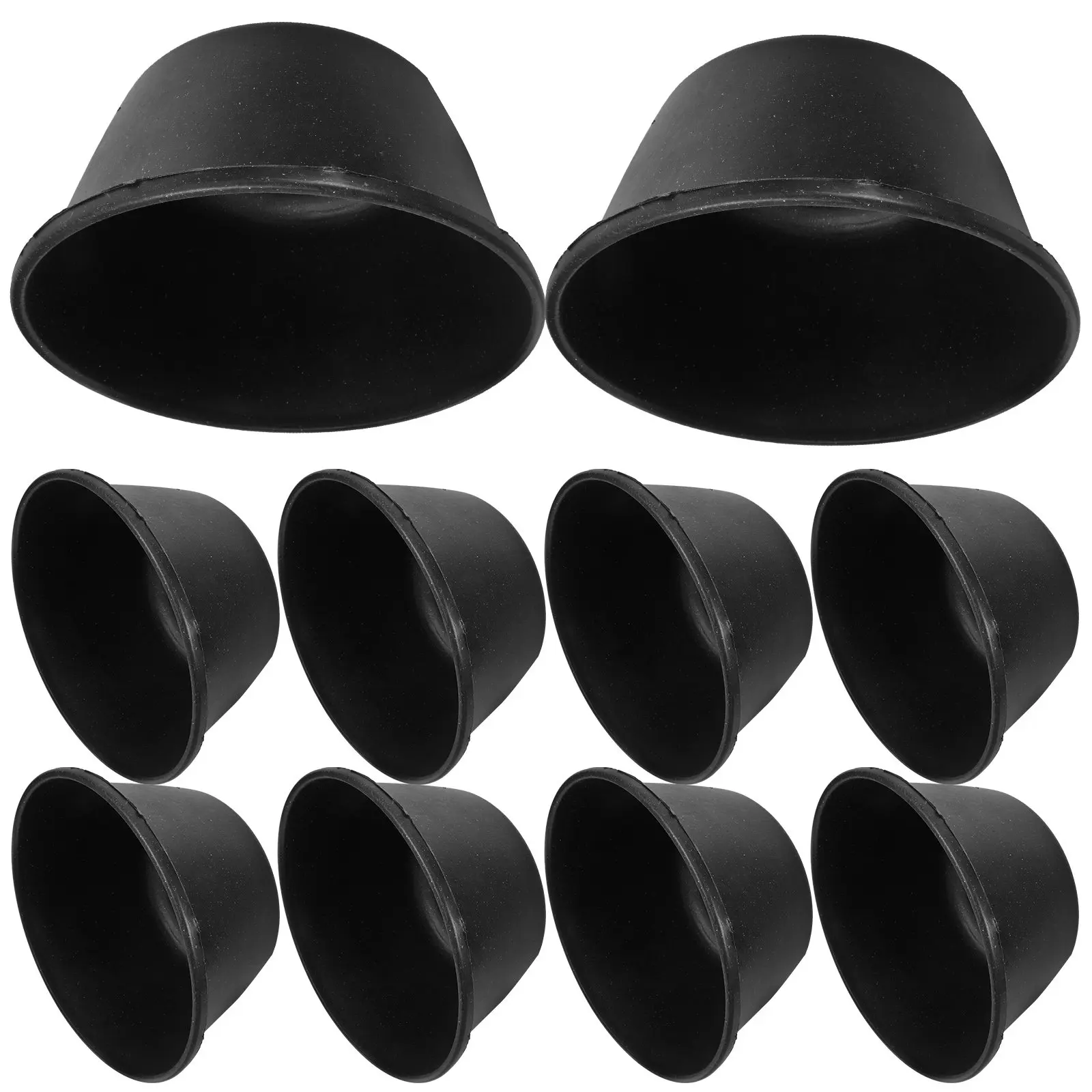 

10 Pcs Top Hat Stand Shaper for Baseball Caps Display Black Support Molder Shaping