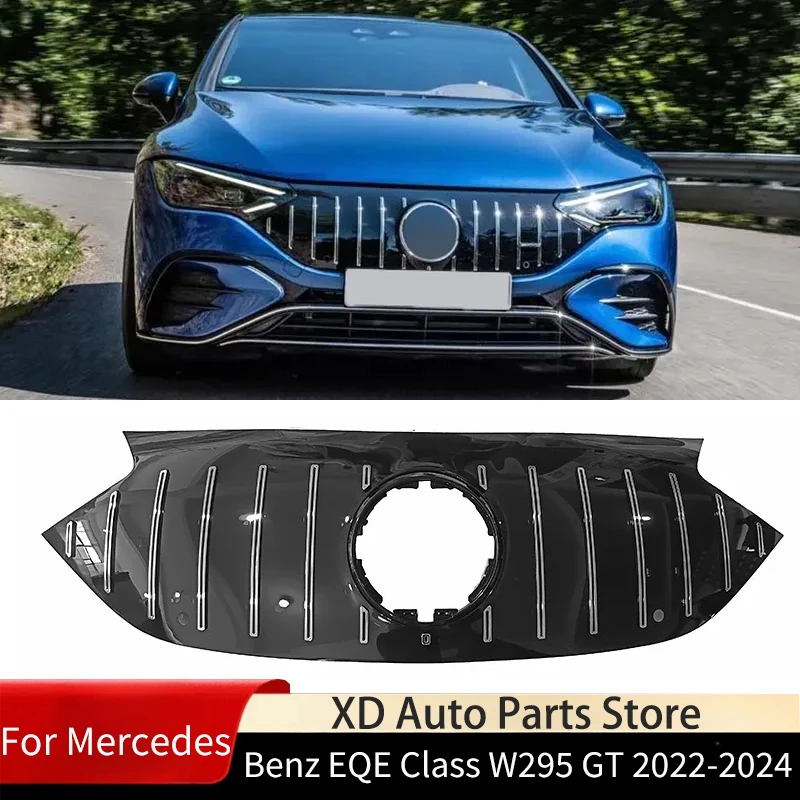 

Решетки переднего бампера в стиле GT для Mercedes-Benz EQE Class W295 V295 EQE350 EQE500 EQE53 2022-2024, комплект кузова, обновленная решетка