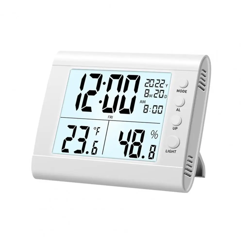 Digital Led Alarm Clock High Accuracy Multifunctional Digital Alarm Clock with Led Display Hygrometer for Temperature Testing