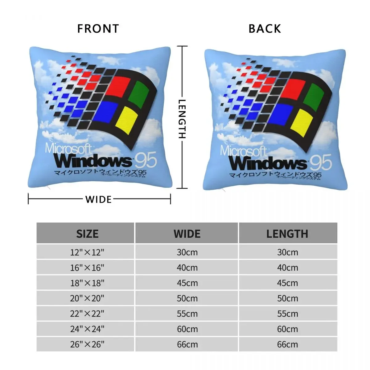 WINDOWS 95 Throw Pillow luxury sofa pillows Cushion Child