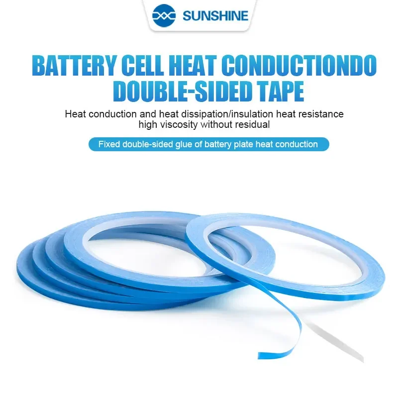 SUNSHINE Battery Cell Thermal Conductive Double-sided Adhesive/3mm High Viscosity and no Residue