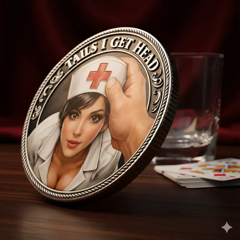 

Luxury Decision Maker Coin Set Of 3 Unique Designs Retro Luck Challenge Medal Romantic Couple Anniversary Gift For Him or her