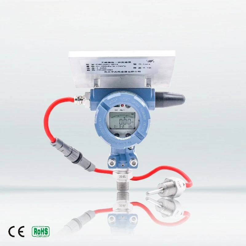 Wireless autoclave temperature and pressure sensor output signal pressure transmitter