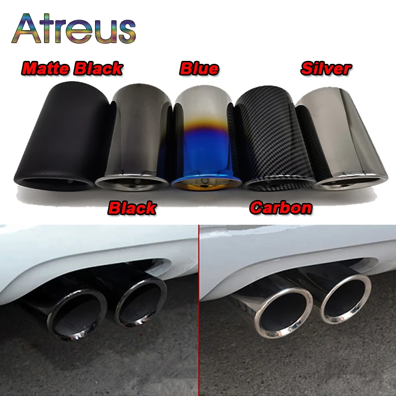 New For Volkswagen Jetta Mk6 VW Golf 6 7 Mk7 Polo 6r Bora Scirocco Lavida Variant Car Exhaust Pipe Muffler Tip Cover Accessories