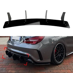 Car Rear Bumper Diffuser Splitter Spoiler Bracket Kit Trim For Mercedes Benz CLA Class W117 C117 CLA45 AMG Only Sedan 2016-2019