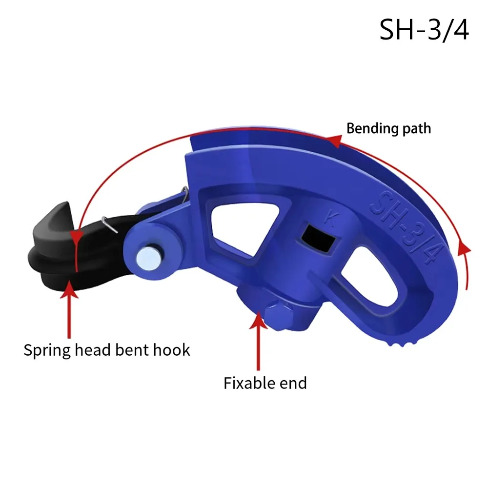1Pcs New Manual Pipe Bender Steel Portable Tube Bending Forming Tool Head Wiring SH SC ST Conduit Bender Hand Tool