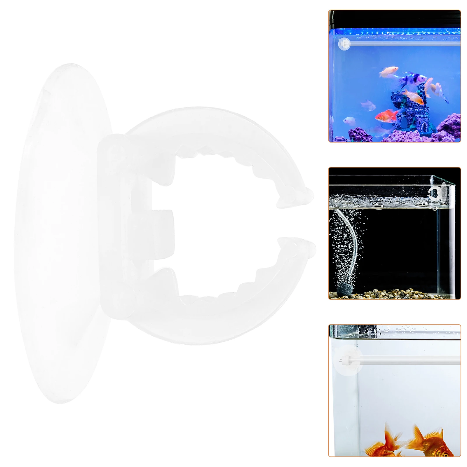 

6pcs Aquarium Light Bracket Silicone Suction Cup Fish Tank Lamp Support Aquatic Plant Light Rack Water Grass Holder Durable