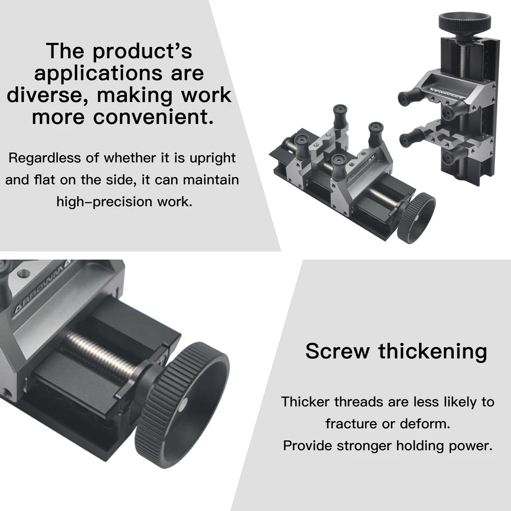 Imagem -02 - Arrowmax Double Ended Mini Bench Vise para Sds Series