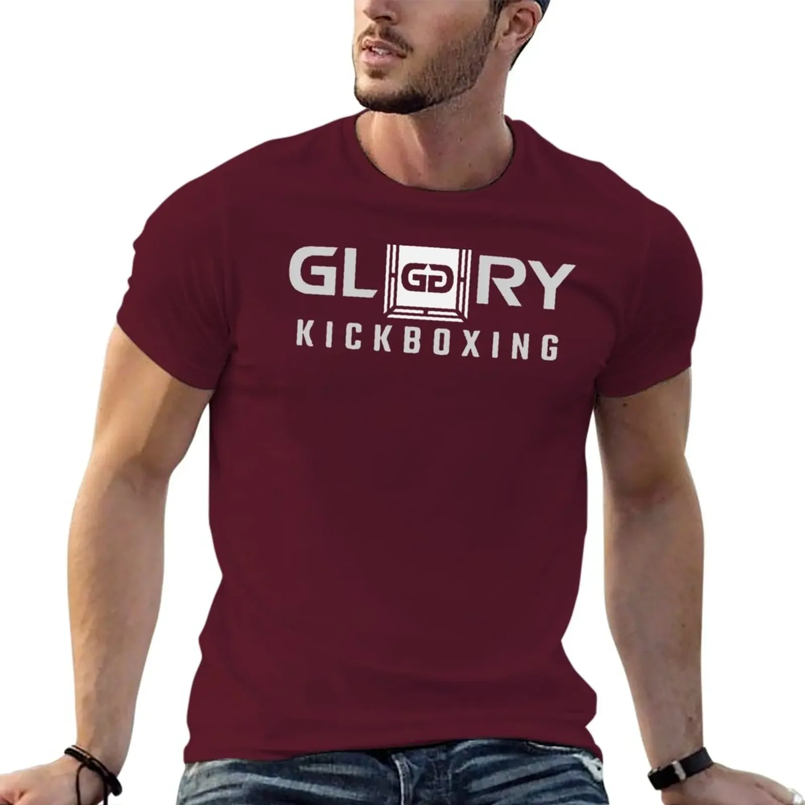 Camiseta de manga curta Glory Kickboxing masculina,casual,streetwear  graphic t shirts  harajuku  men clothing  t-shirt