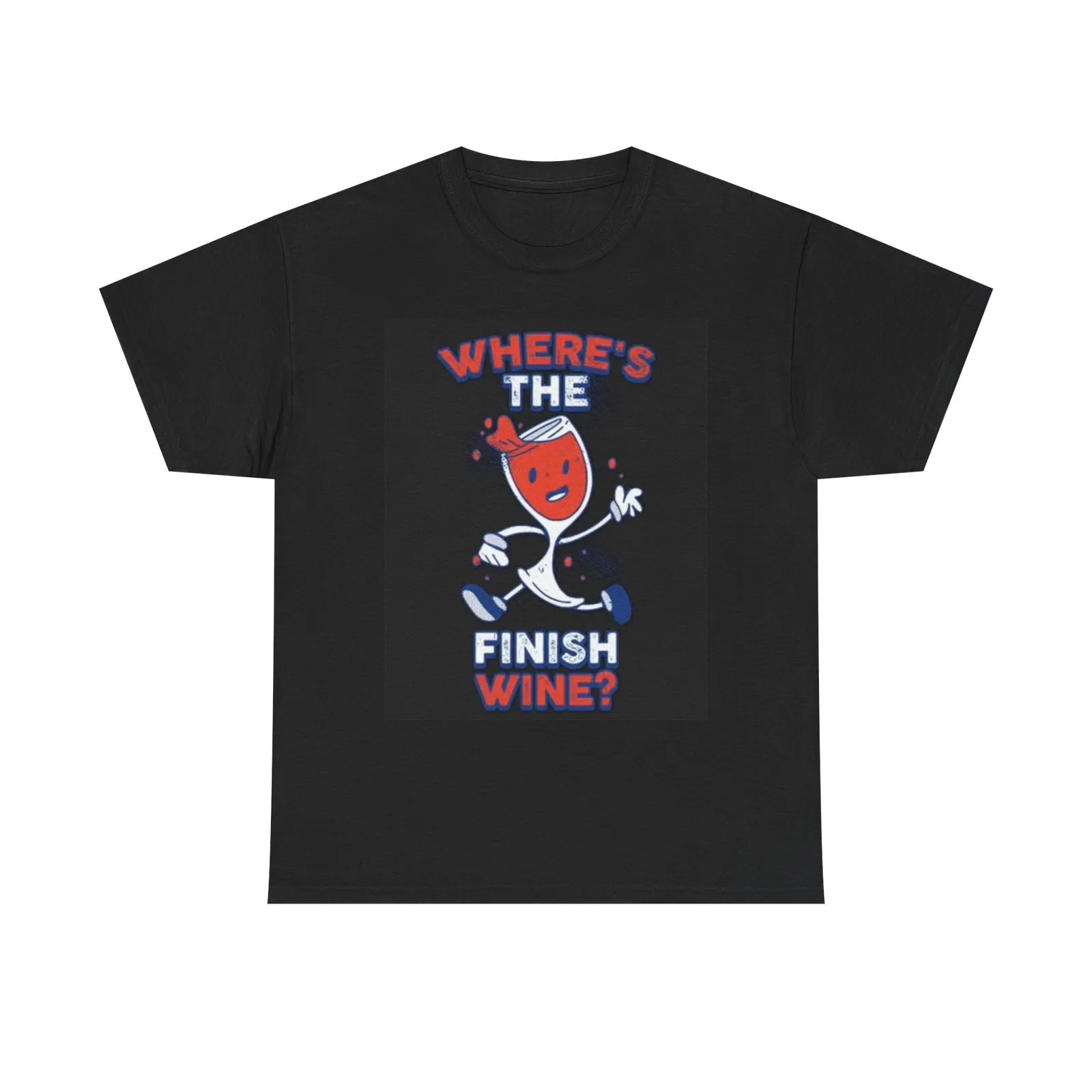 

Funny Wine Graphic T Shirt Unisex Heavy Cotton Tee