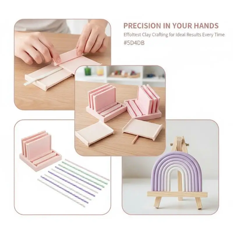Clay Ball Maker Pottery Hand Shaping Tool BPA Free Material DIY Handmade Earrings Craft Tool for Kids Adult Art Projects