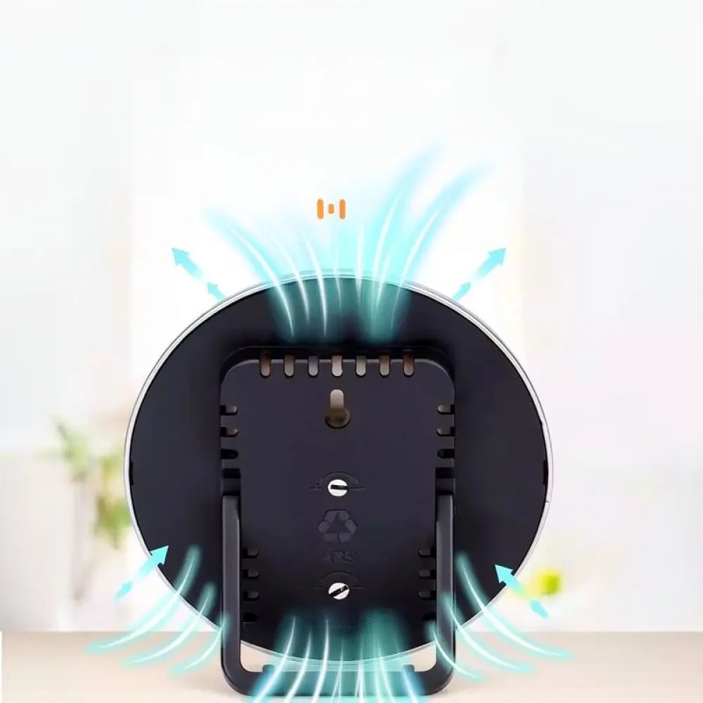 High Sensitivity Temperature Humidity Gauge Circular Room Monitor Device For Indoor Environment Health Management