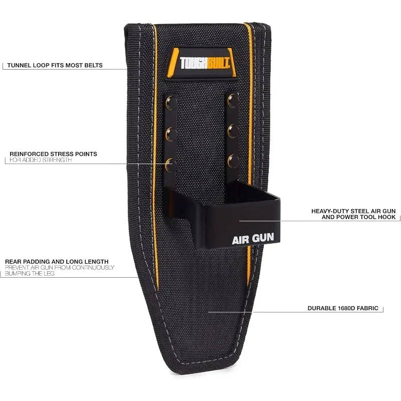 TOUGHBUILT TB-37 Air Gun Mount Wear-Resistant Oxford Cloth Tool Hammer Loop