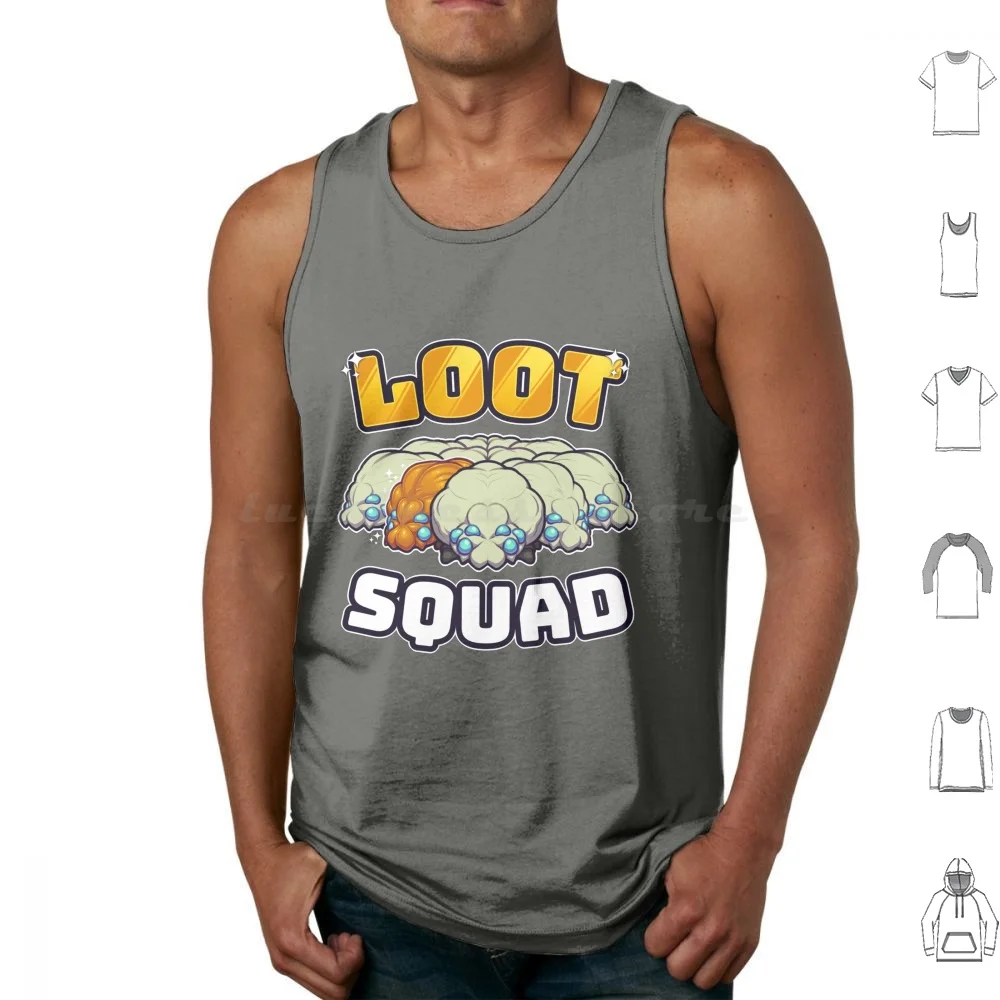 Loot Squad Tank Tops Vest Sleeveless Loot Bug Loot Bugs Lootbug Lootbugs Drg Deep Galactic Deeprockgalactic Hoxxes Game Video