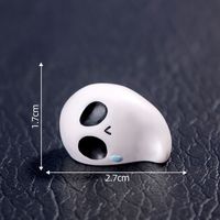Ghost Mini Pumpkin Resin Doll Black Cat Tree Hallowmas Doll House Accessories Skull Props Halloween Ghost Miniatures Doll House