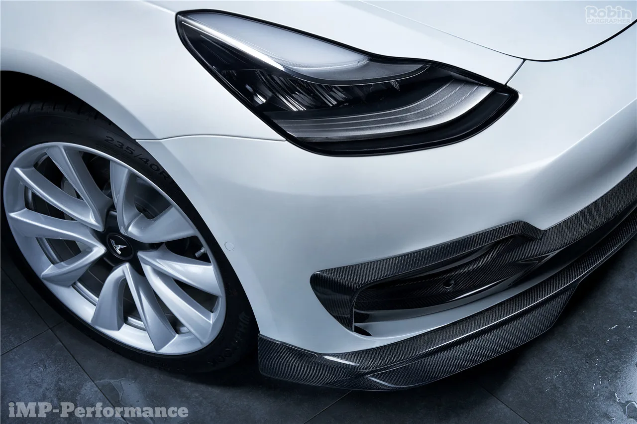 

Новая средняя губа переднего бампера в стиле IM: индивидуальный дизайн для модели 3–2023 гг.