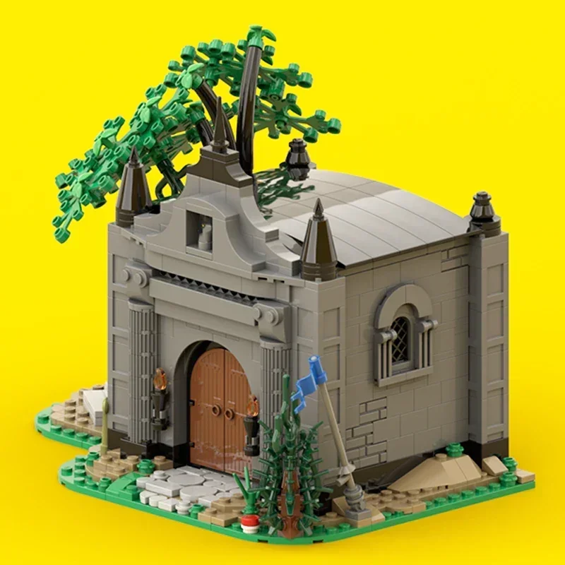 Medieval Castle Model Moc Building Bricks Black Monarch's Ghost Technology Modular Blocks Gifts Christmas Toys DIY Sets Assembly