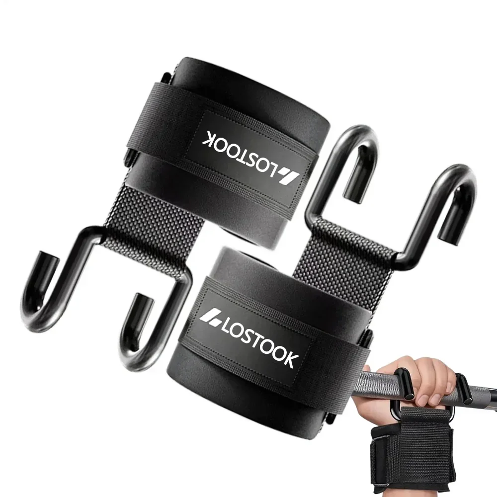 1/2pcs Pull-Up Assist Hook Fitness Wrist Strap - Perfect for Weightlifting Pull-Up and Strength Training Aids to Prevent Slippin