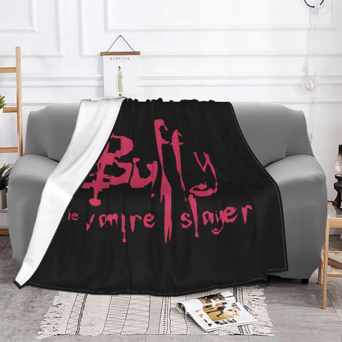 Sofa Fleece Buffy The Vampire Slayer Throw Blanket Warm Flannel Supernatural TV Show Blankets for Bed Car Couch Bedspreads