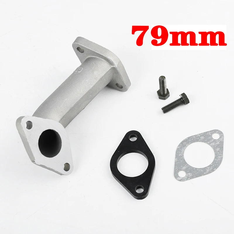 Intake Pipe Kit, Suitable For 50cc, 70cc, 90CC, 110cc, 125cc Pit Off-road Vehicles, ATV Motorcycle Carburetor Intake Manifold