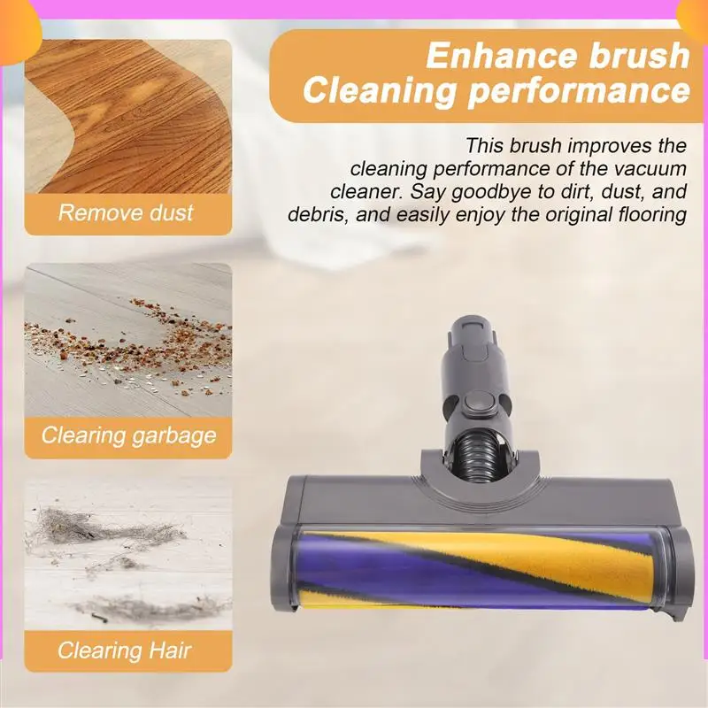 

Насадка-щетка A23P для беспроводных пылесосов Dyson V6, DC58, DC59, DC61, DC62, DC74 с зеленым светодиодом для дома