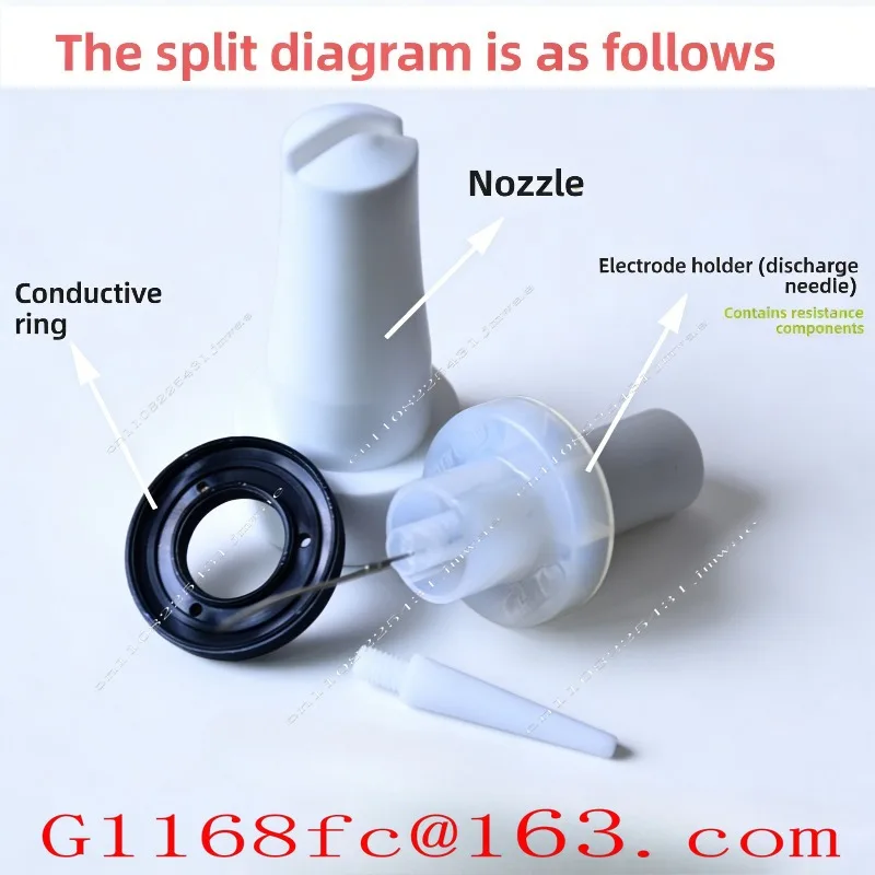 Electrostatic Spraying Machine Accessories, Powder Spraying Flat Electrode Head Accessories