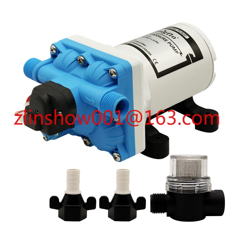 

The 12v 3.0 GPM RV water pump HY-304551R uses a durable pressure switch for quiet operation