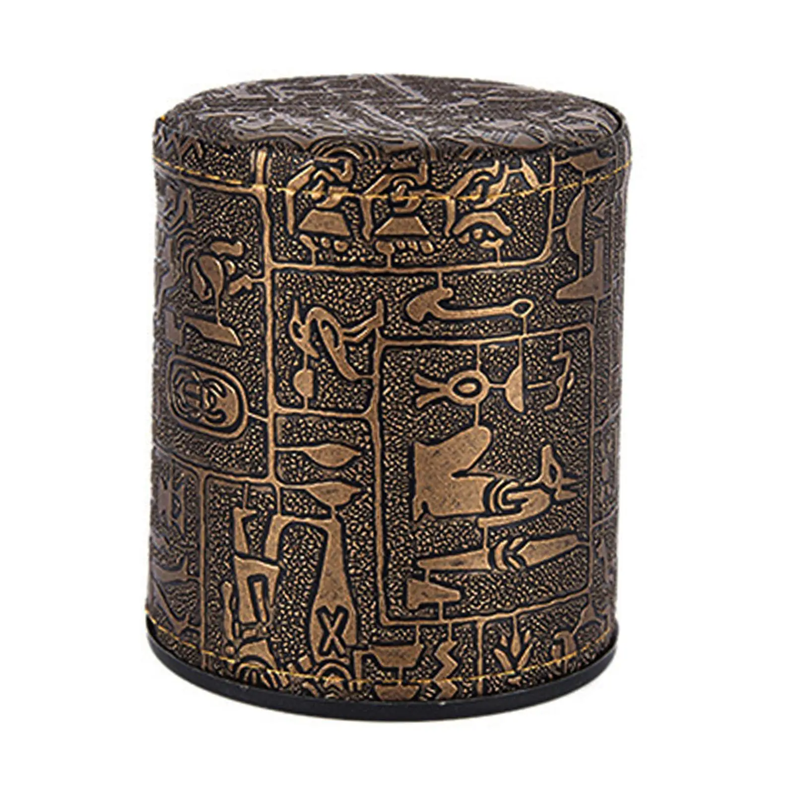 

Compact Dice Shaker Leather Dice Cup Party Game Accessory for Poker Gathering KTV Entertainment