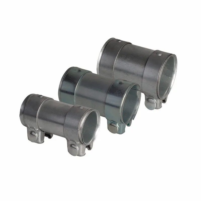 

2-3 Inch 125mm Welding-Free Galvanized Steel Turbo Exhaust V Band Clamp Connector Pipe Sleeve