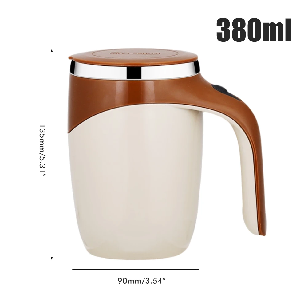 Elektrischer automatischer Magnetrühr-Kaffeebecher – Heimbüro, Reisen, Heißgetränk-Mixerbecher für Milchtee und Kaffee