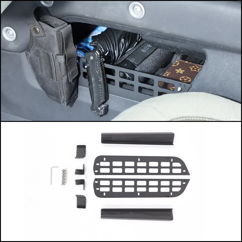 For Land Rover Defender 90 110 130 L663 2020+ Car Storage Fence Storage Baffles on Both Sides of The Lower Center Console