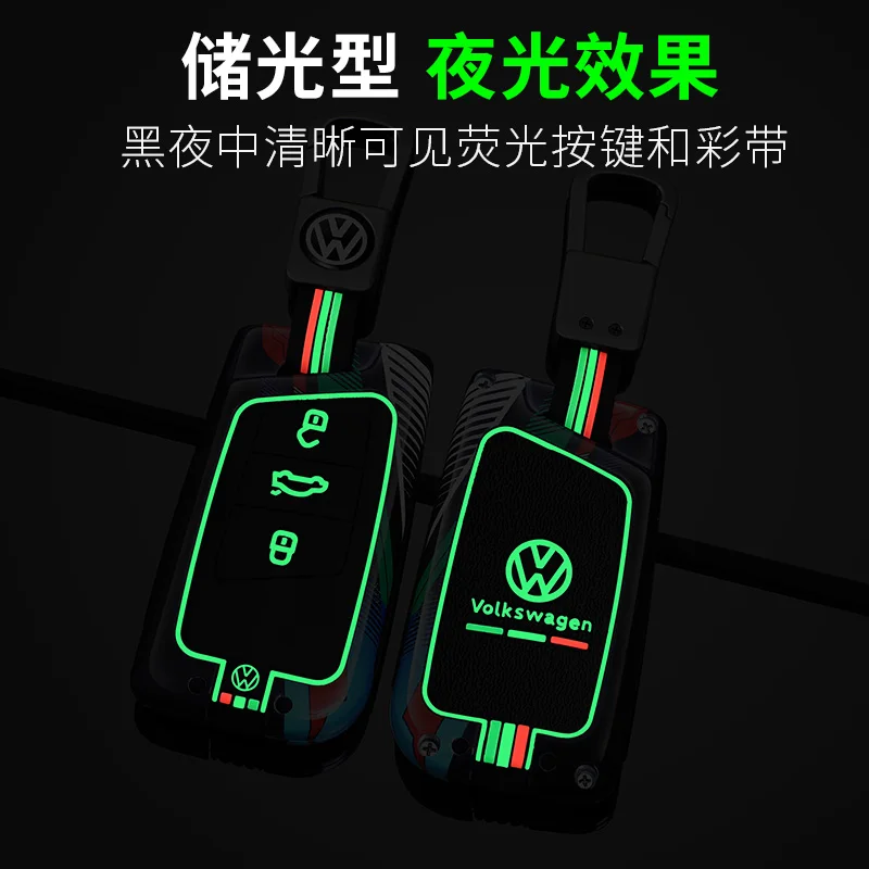 Zinc Alloy Car Remote Key Case Cover Protector Shell For VW Volkswagen Passat B8 CC Arteon Magotan GTEVW Keychain Accessories - Image 4