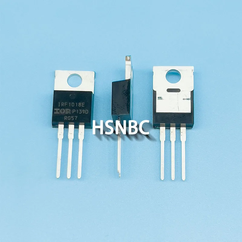 10Pcs/Lot IRF1018EPBF IRF1018E F1018E TO-220 60V 79A MOSFET N-Channel Field-effect Transistor 100% New Imported Original