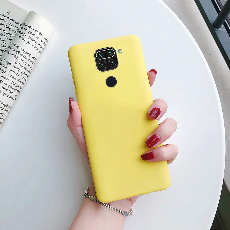 Für Xiaomi Redmi Hinweis 9 4G Stoßstange Coque Matte Haut Gefühl Fall Für Redmi 10X 10X 4G Telefon Fällen Abdeckung Redmi Hinweis 9 4G Shell – Detail 2