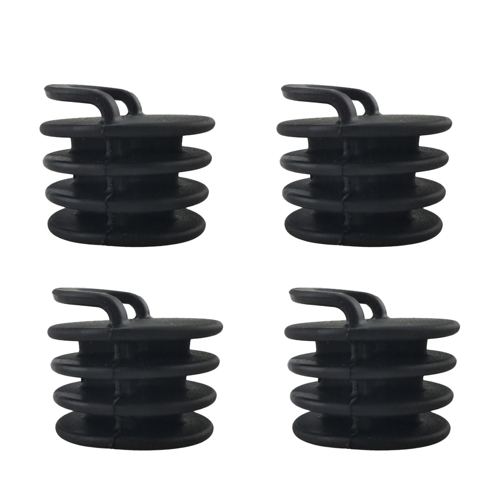 Marine Boat Kayak Scupper Stopper 37mm Plastic Drain Holes Plugs Set Functional Canoe Gear for Dry Paddling