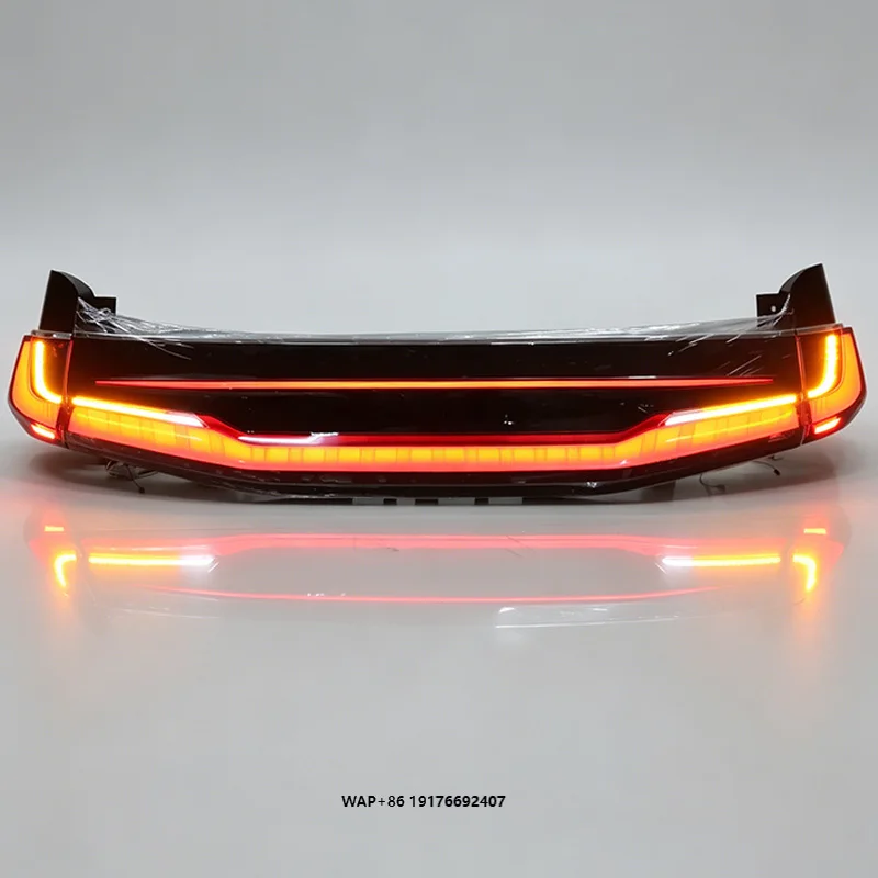 LED Tail Light Assembly for  Alphard Upgrade to  LM Style, Plug-and-Play Rear Lamps with Dynamic Signal