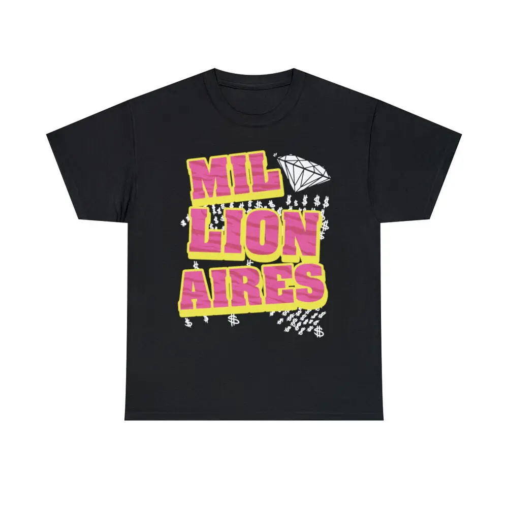 MILLIONAIRES Logo Stacked Scene Queen Band Black All Size Gift Shirt