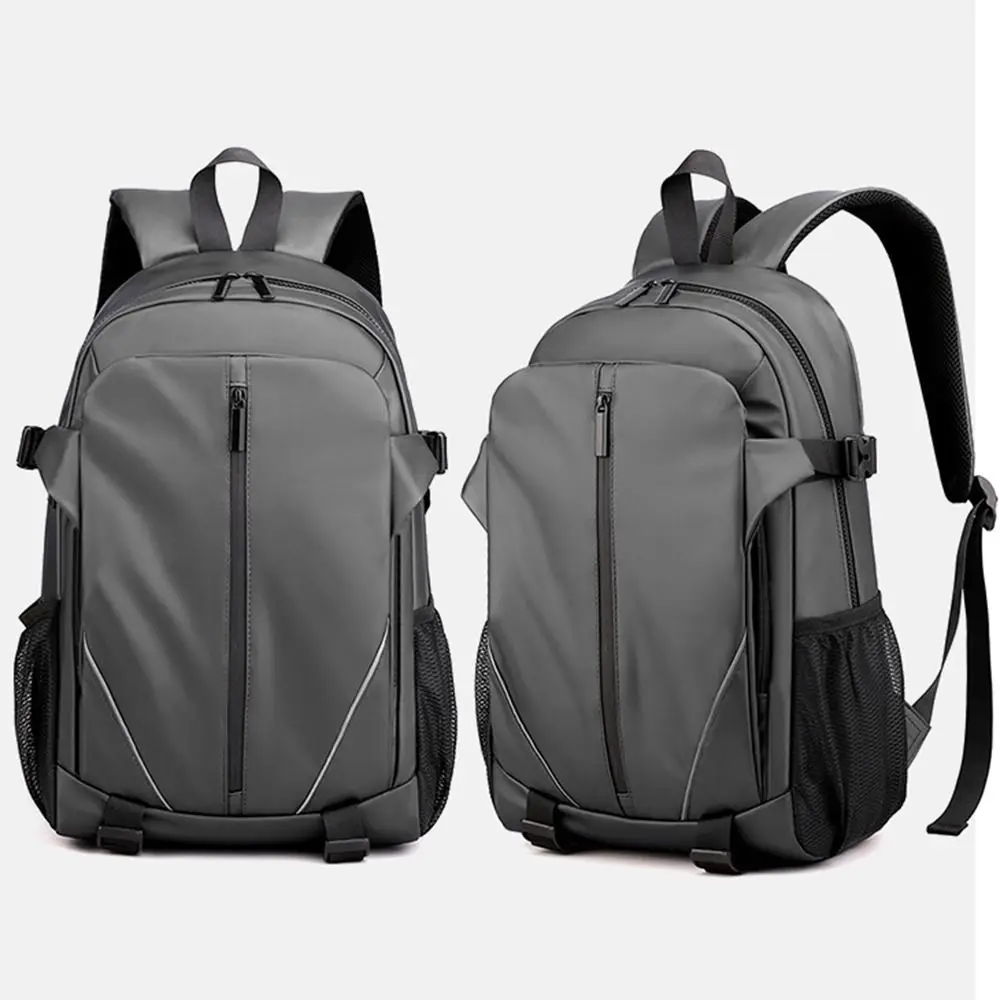 대용량 비즈니스 배낭 방수 멀티 구획 여행 노트북 배낭 와이드 스트랩 경량 학생 학교 가방