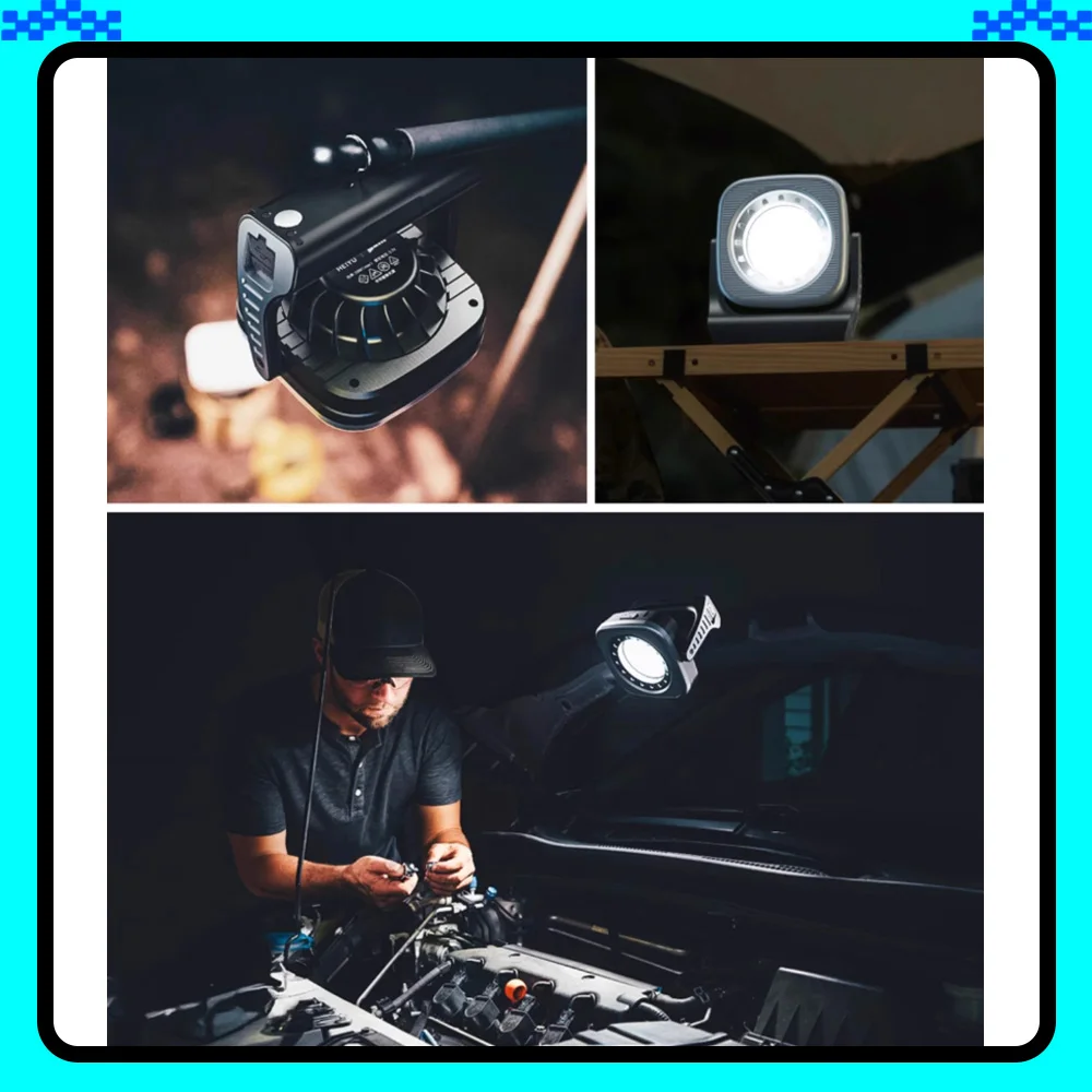 

LEM E11/E12 Лампа для кемпинга USB Перезаряжаемая лампа для кемпинга Портативная магнитная уличная лампа 2500 мАч/4000 мАч 800 лм/1000 лм