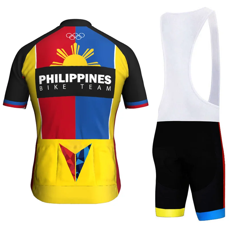 Philippines Cycling Sets Wear Short Sleeve Jersey Bike Coat Road Jacket Bicycle Sweater Downhill Shirt Moto Kits Sports Clothes