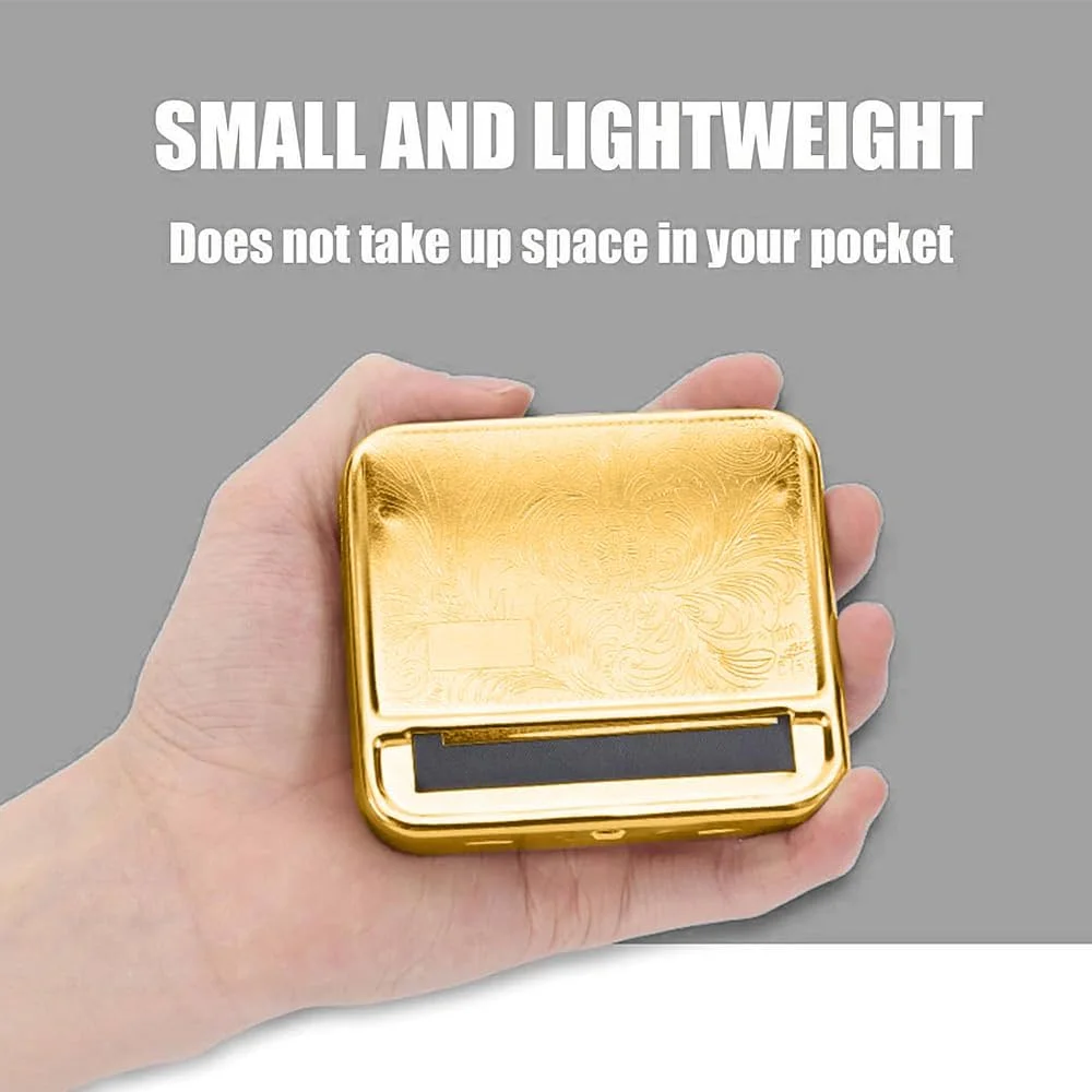 Durable Tobacco Box 70/78/110mm Paper Rolling Machine Semi Automatic Cigarette Maker for Storing Lighter Smoking Pipe Accessory
