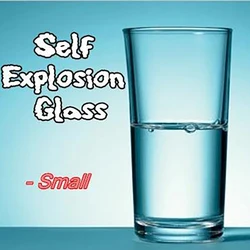 1pc Self Explosion Glass Magic Tricks Stage Close Up Magia Cup Appearing Magie Box Magica Mentalism Gimmick Props Accessories