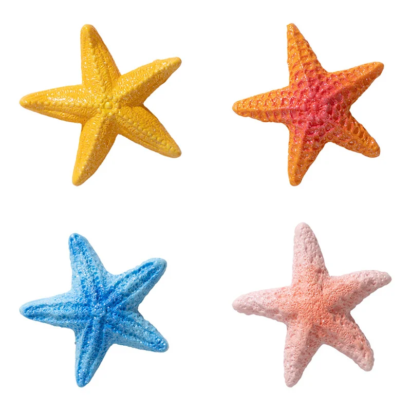 50pcs Starfish Figurines Aquarium Decoration Starfish Ornament Fish Tank Home Wedding Table Home Decor DIY Crafts
