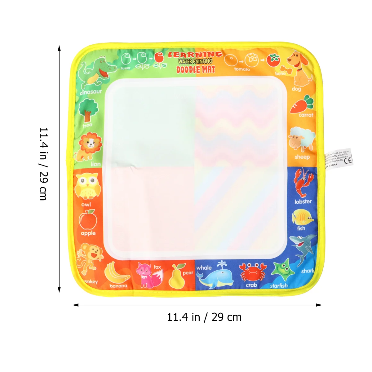 2 pçs crianças pintura pano animal desenho cobertor colorido graffiti pano criativo tapete de escrita para aprender imaginação