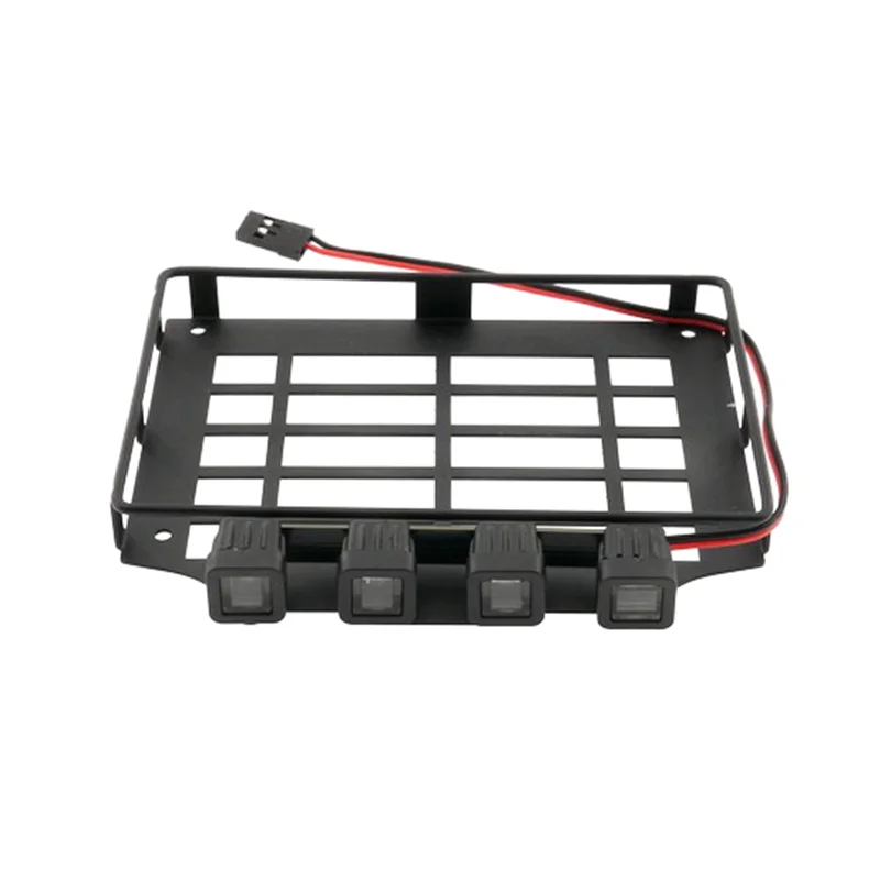 MJX Hyper Go H12Y H12Y+ Metal Luggage Carrier Roof Rack With LED Light 1/12 RC Car Upgrade Parts Accessories